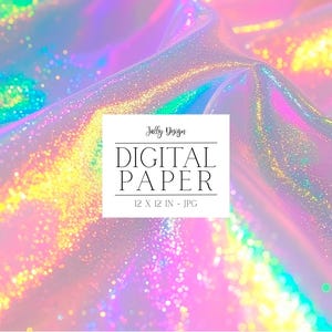 Holographic rainbow luminous textures - Pastel shimmering foil backgrounds