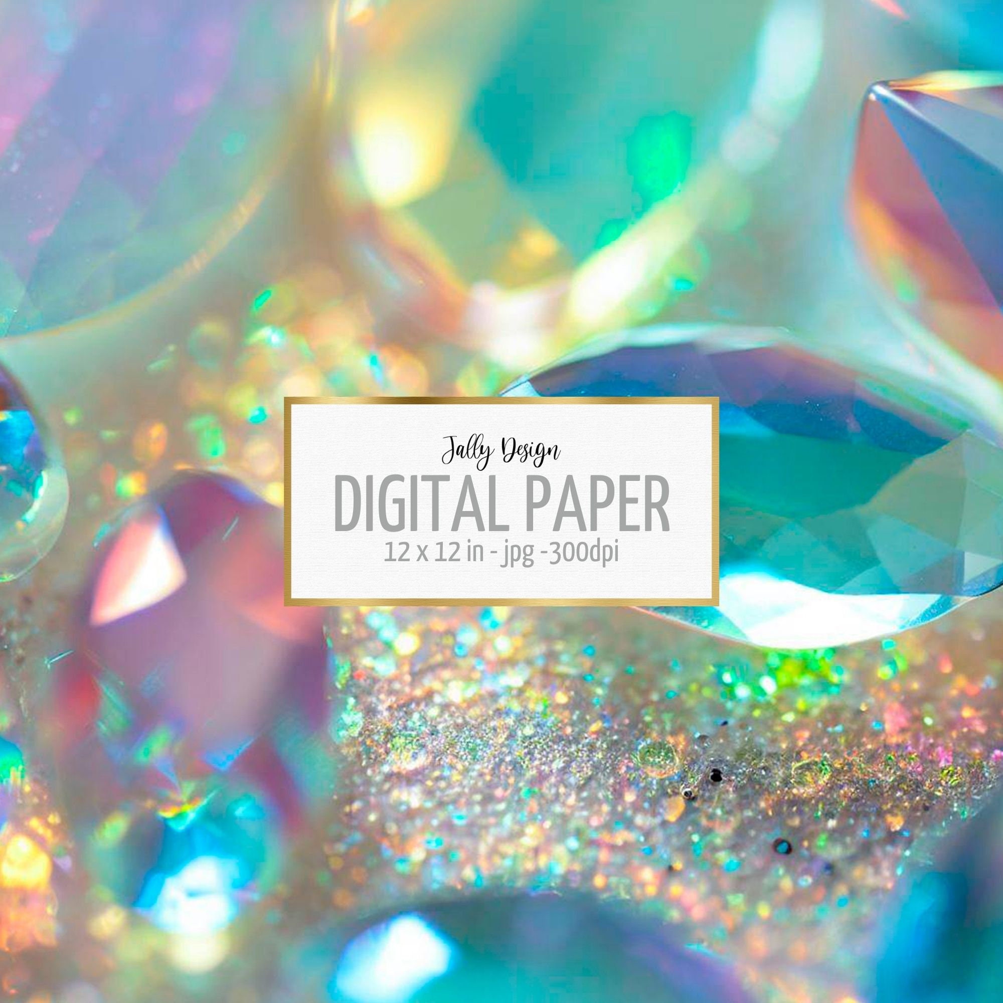 8.5 X 11 Holographic Sticker Paper for Inkjet and Laser Printers,  Holographic Sticker Sheets, Printable Sticker Paper 