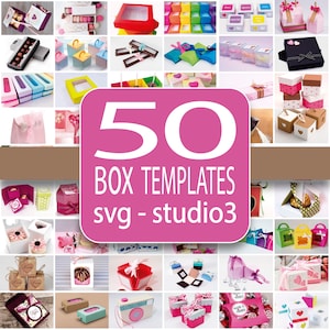 Box template bundle SVG Favor boxes SVG