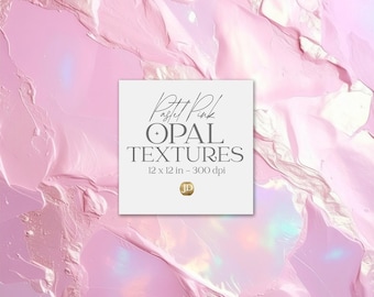 Pastel pink raw opal textures. Glamorous digital paper.