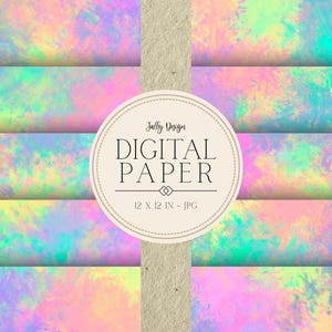 Niedliche Pastell Farbspritzer digitales Papier - Bunte abstrakte künstlerische Hintergründe
