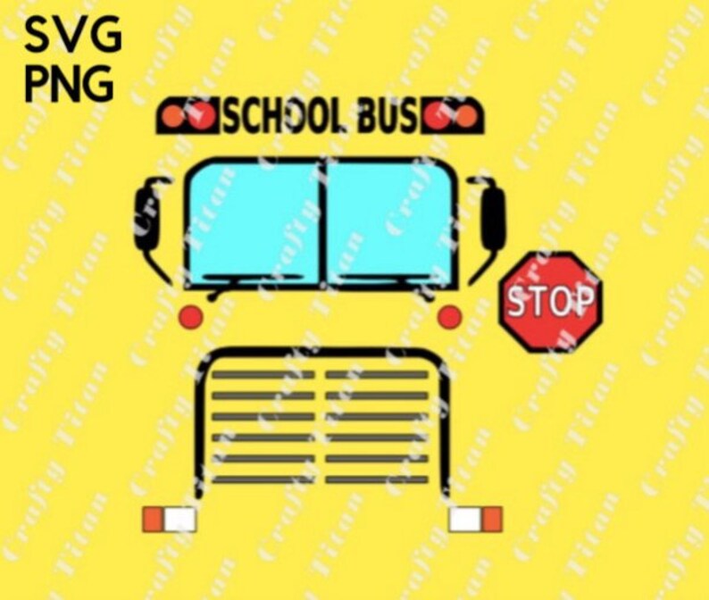 Download School Bus SVG School Bus Tumbler SVG School Bus Front | Etsy