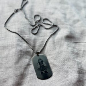 billie eilish CUSTOM dog tag necklace