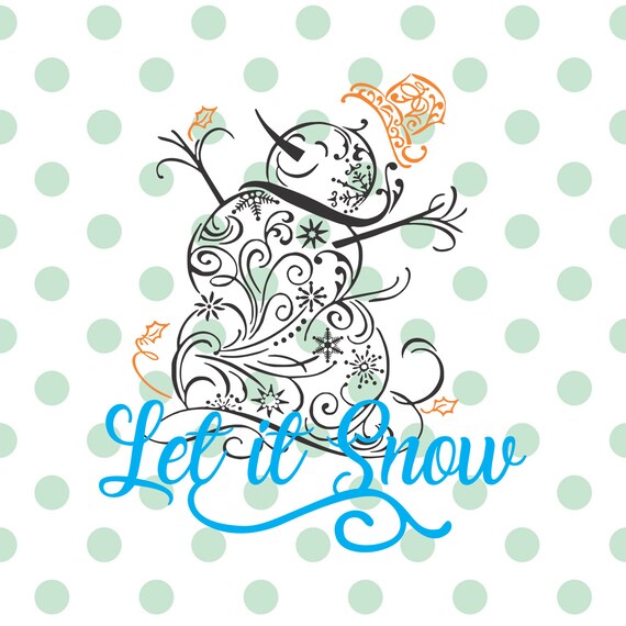 Download Let it snow svg file for cricut Let it snow svg Let it | Etsy