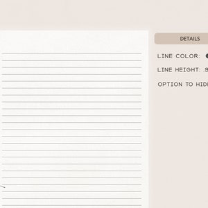 Editable Printable Personalized Stationery Template Custom Notepad ...
