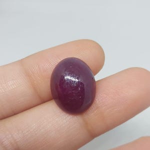 Natürlicher Rubin unbeheizt, ovale Form, Rubin, loser Edelstein zur Herstellung von Schmuck