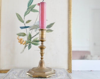 Vintage candleholder made of brass