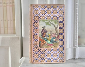 French Cartonnage - Decorative Gilt Book - 19th Century - Antique Book - Gilded Book - Romantic Book