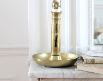 Vintage candleholder in brass