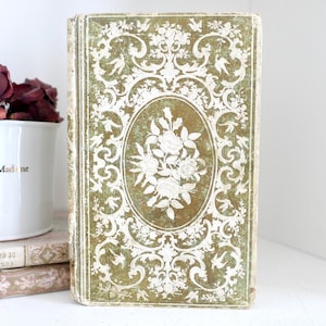 French Cartonnage - Decorative Gilt Book - 19th Century - Antique Book - Gilded Book - Romantic Book