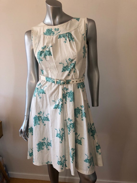 Vintage cotton floral dress