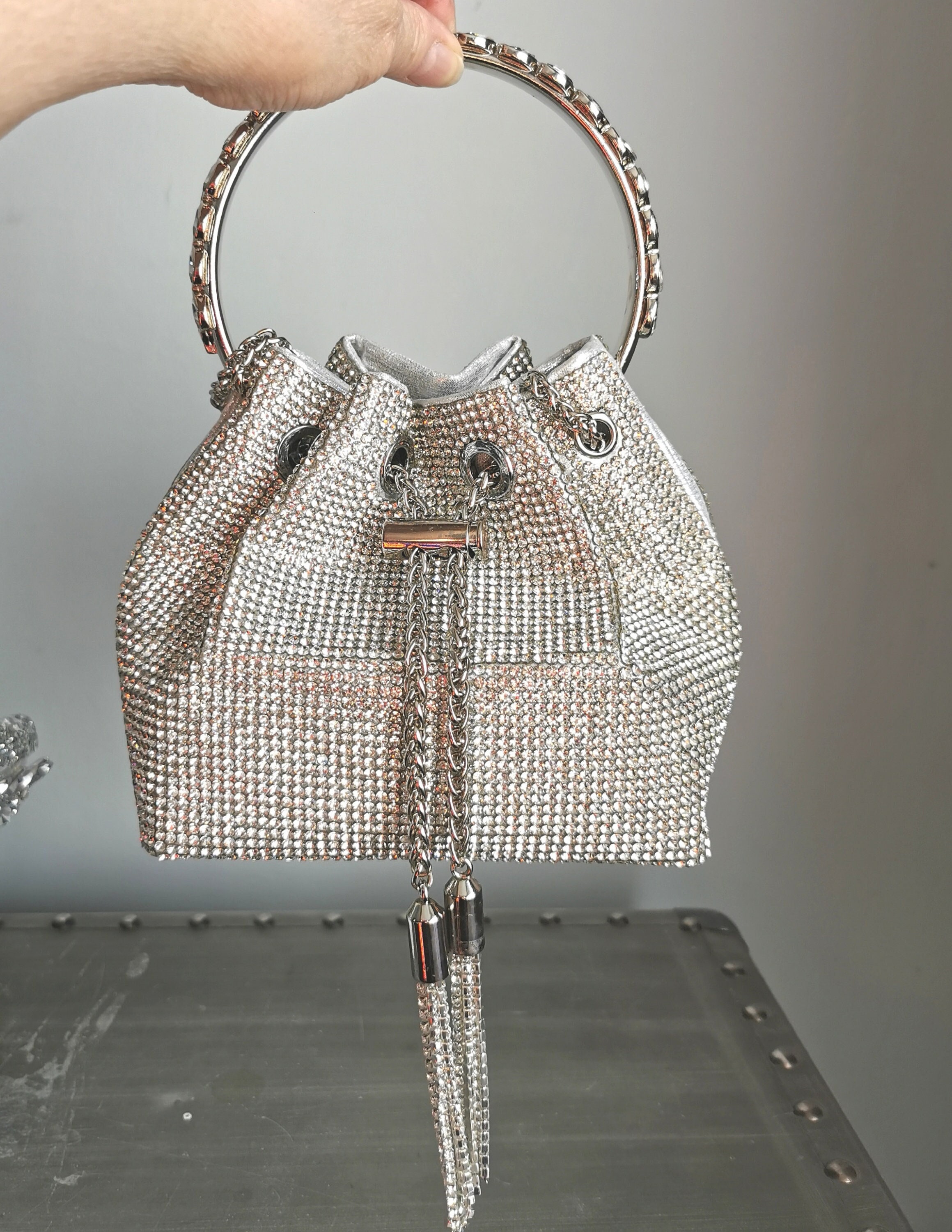 Bling BELT BAG with Bedazzled Crystal Rhinestone for Fashion and Luxur