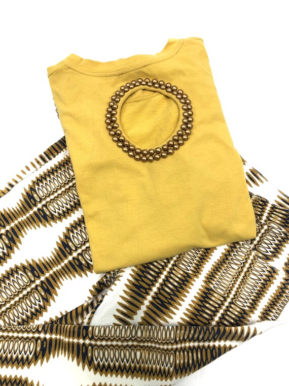 Printed Jeans Set