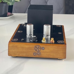 Handmade SRPP Tube Headphone Amplifier – 6N23P / ECC88 – Pure Class A Warm Tube Sound