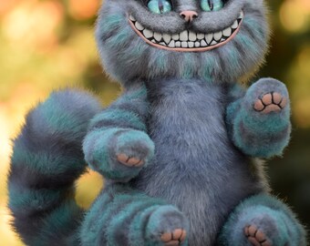 Cheshire CAT From Wonderland Collectible Realistic Animals - Etsy