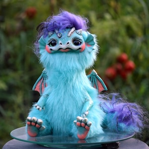 Fantasy Dragon  Doll OOAK Creature Collectible Animal Doll