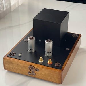 Amplificatore per cuffie a valvole SRPP fatto a mano – 6N23P / ECC88 – Puro suono caldo delle valvole di classe A