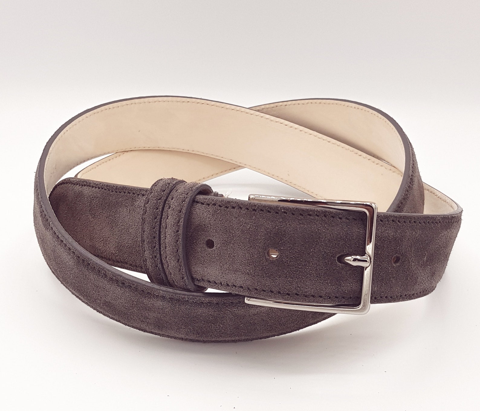 Leather Belt Dark Grey Belt Belt Man Bespoke Belt Handmade | Etsy