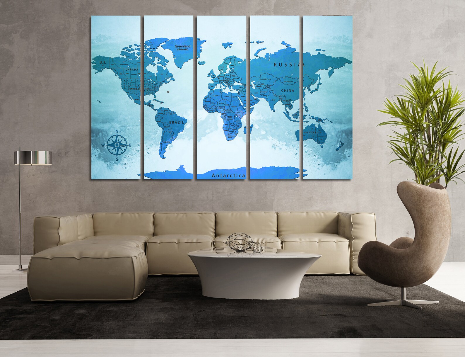 World Maps World Maps Canvas World Maps Wall Art World Maps Wall Decor