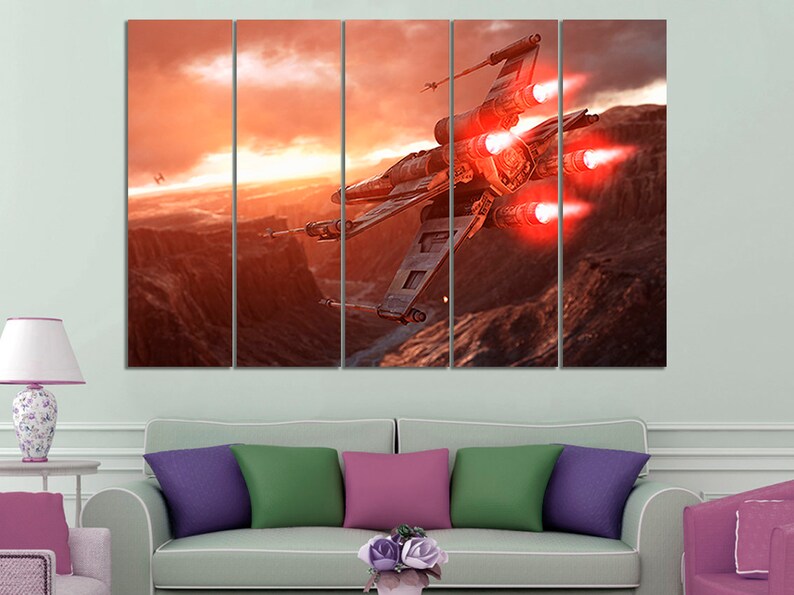 Star Wars Canvas Wall Art Decor Superhero Print Photo Kids Room