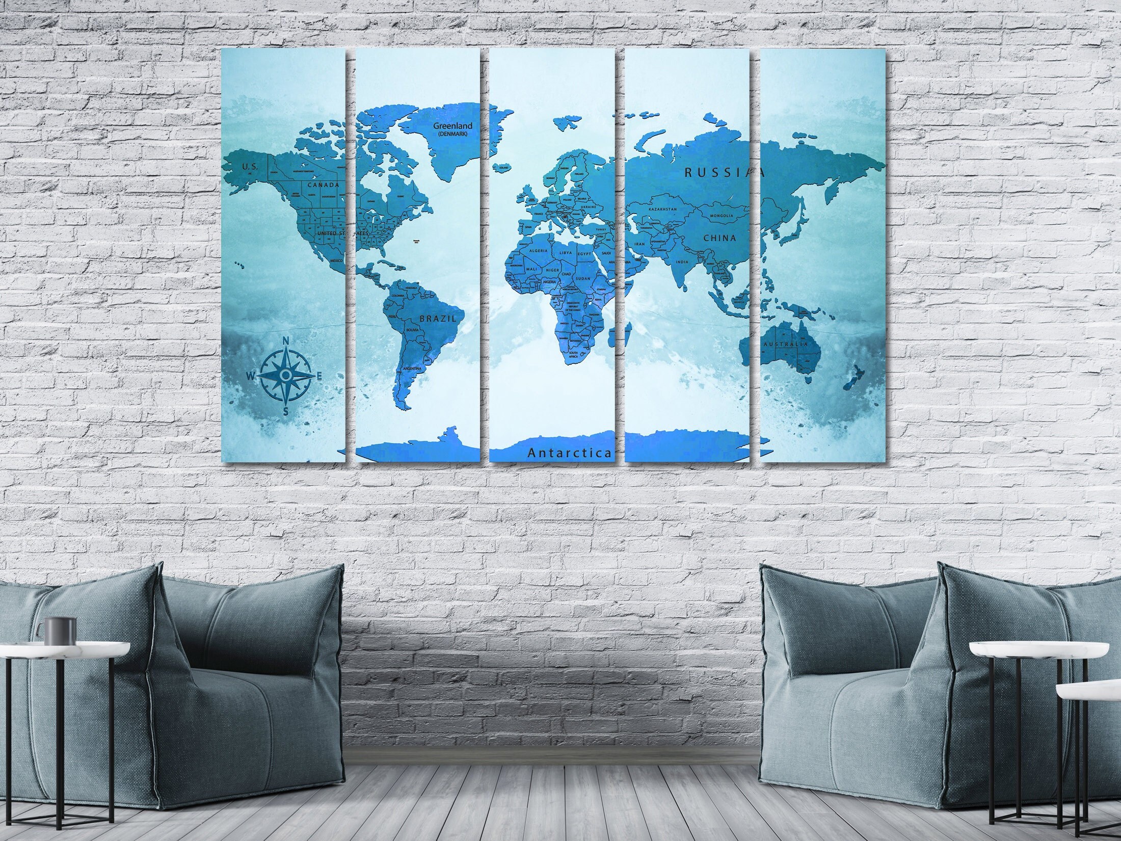 World Maps World Maps Canvas World Maps Wall Art World Maps Wall Decor
