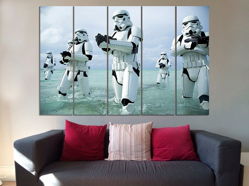 Star Wars Canvas Star Wars Wall Art Star Wars Wall Decor Star Wars Canvas Superhero Wall Art Star Wars Print Star Wars Photo Kids Room Decor
