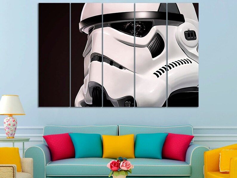 Stormtrooper Canvas Star Wars Wall Art Stormtrooper Wall Decor Star Wars Canvas Stormtrooper Print Stormtrooper Photo Kids Room Decor