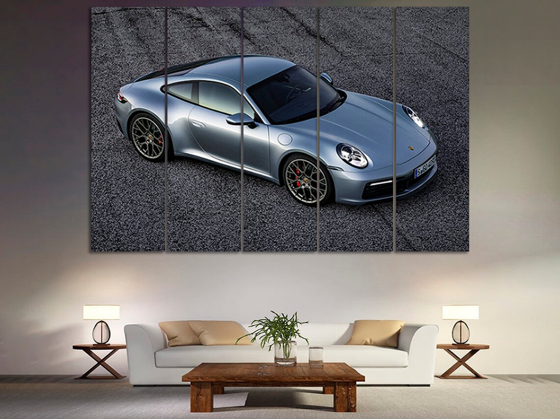 Porsche carrera 911 Porsche canvas Porsche wall art Porsche Etsy
