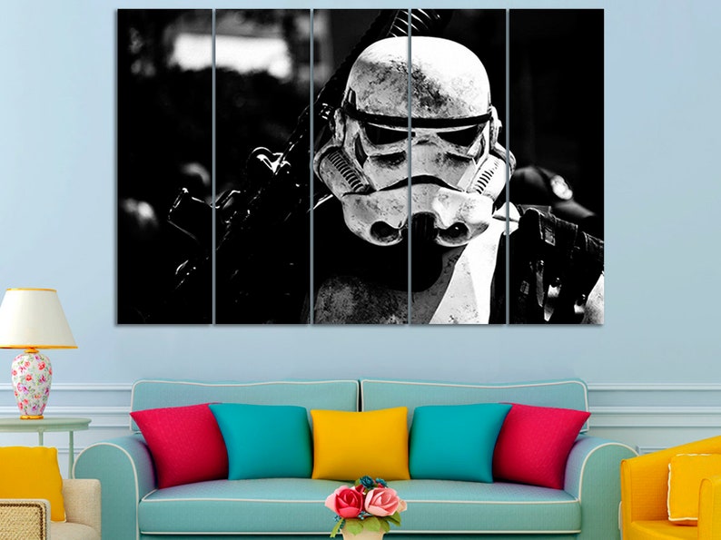 Stormtrooper Canvas Star Wars Wall Art Decor Print Photo Kids Room