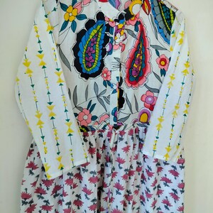 Patchwork Dress Pocket Dress Gifts For Her Indian Cotton Dress Summer Dress Long Dress M size (40 inch bust) image 2