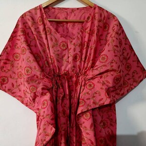 Plus size kaftan Dressess, cotton robe dress, Cocktail party kaftan,Beach wear, loose dress, Free size kaftan, Hand Block kaftan Robe Caftan