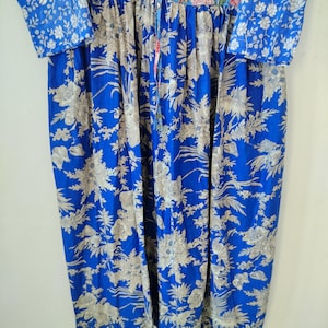 Patchwork Indian Cotton Midi Dress, Block Print Bohemian Summer Dress image 4