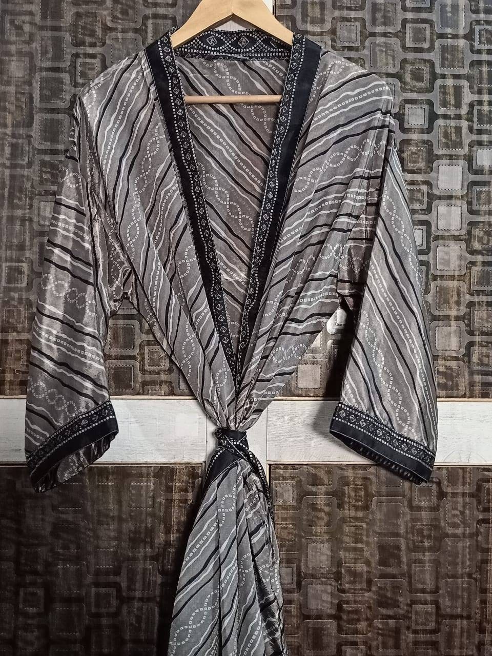 Silk Floral Kimono Robe Night Costume Delivery Gown Sweam Wear Etsy