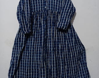 Midi Dress, Block Print Dress, Summer Dress, Collar Dress, Pocket Dress, Gift For Her,Boho Dress, Indian Cotton Dress