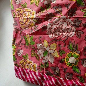 Beautiful Floral print indian kimono cotton bath robes Beach wear kimonos Japanese kimono Robe kimono cardigan nights costume body coverups image 7