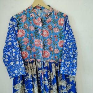 Patchwork Indian Cotton Dress,Summer Dress,Bohemian Dress,Long Dress, Cotton Dress,Midi Dress,Pocket Dress,Gifts For Her