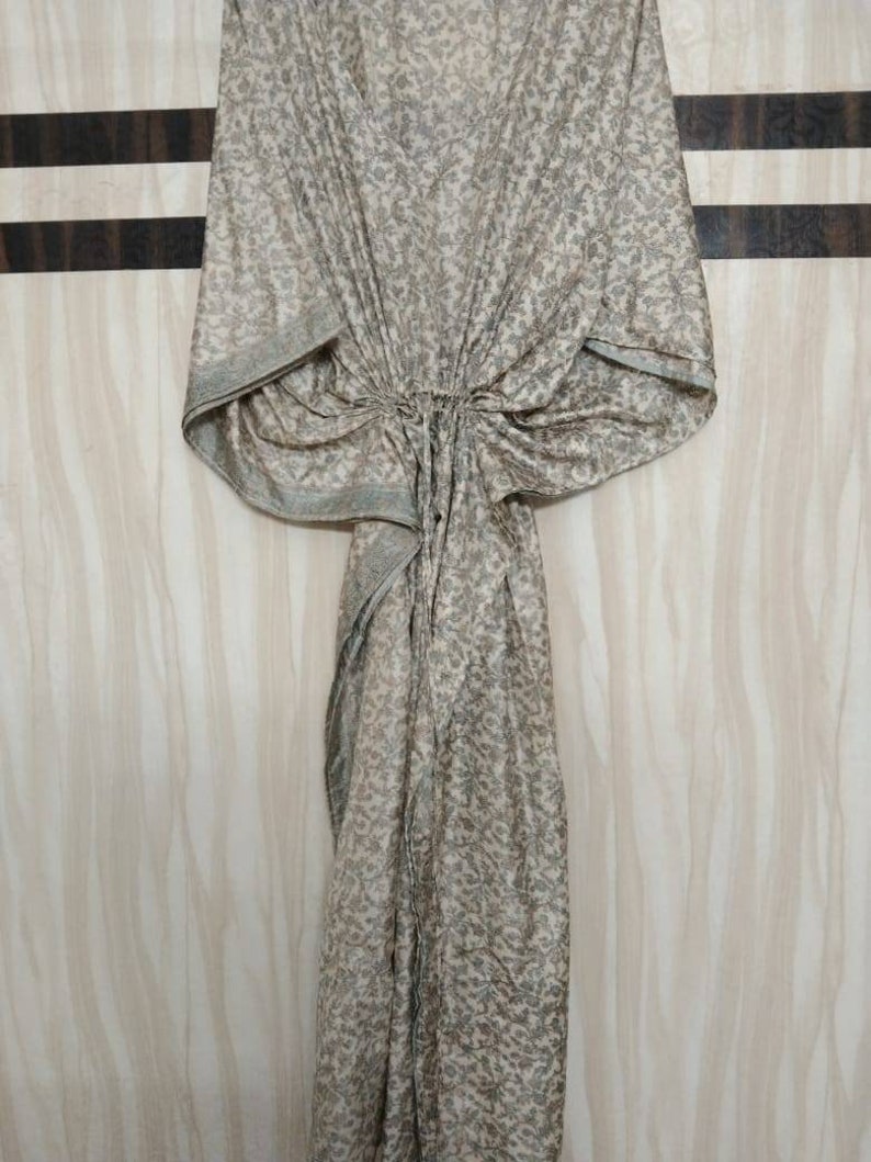 Silk Kaftan Dress Indian Caftan Body Coverups Light Weight Silk Bohemian Kaftan Dress
