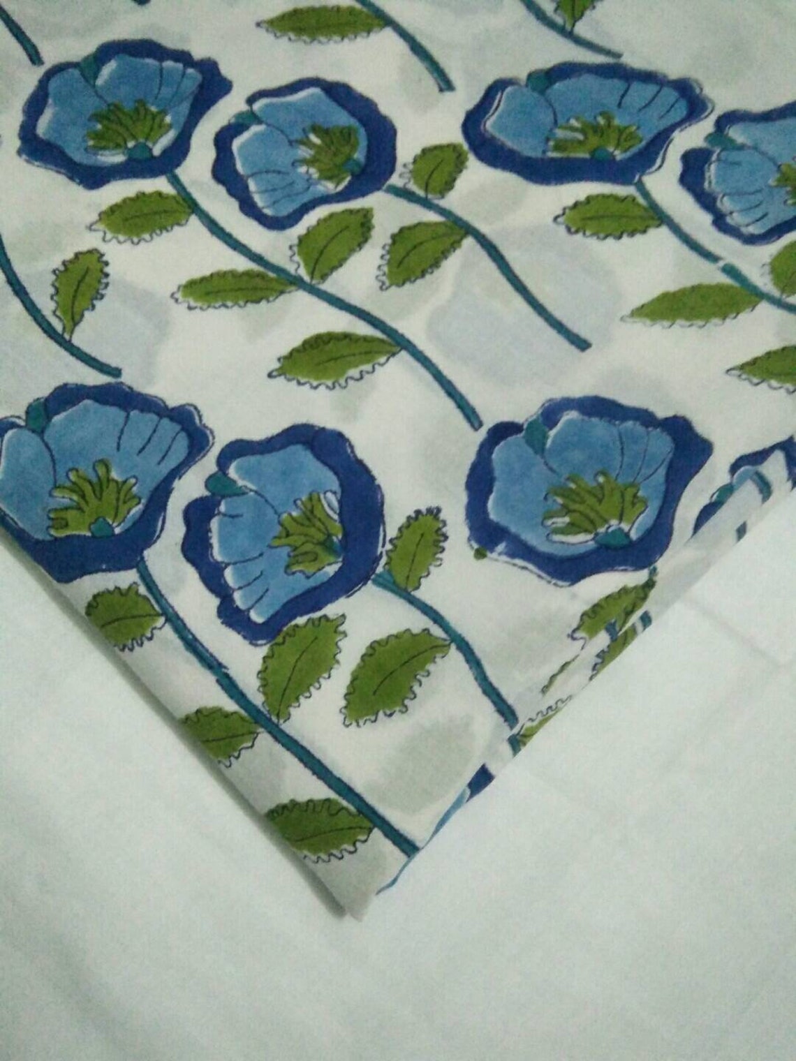Handblock Printed Cotton Fabric – Traditional Ethnic Prints for Kurtis & Palazzos main image 1