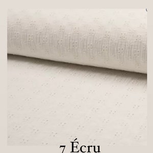 Couverture en double gaze broderie anglaise image 7