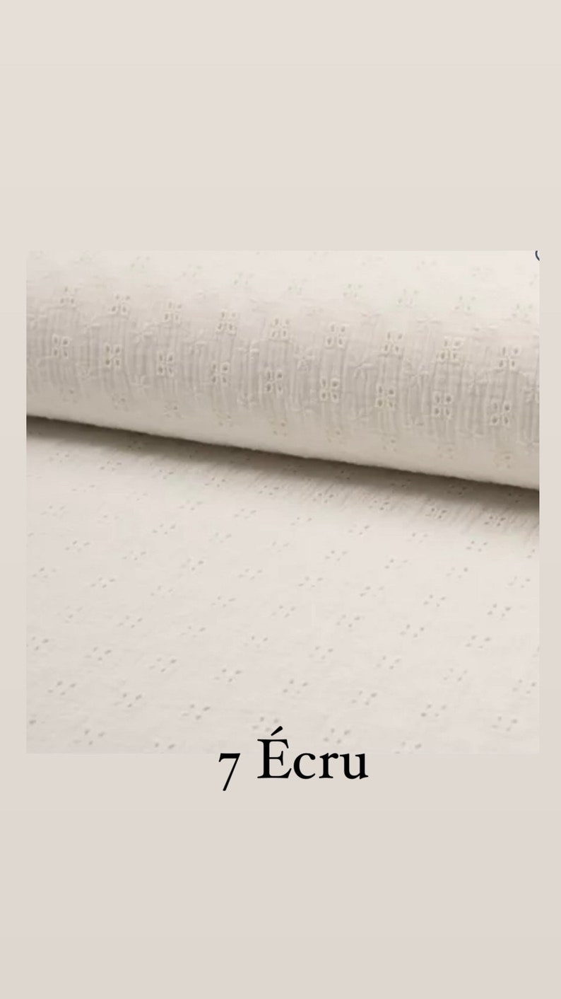 Couverture en double gaze broderie anglaise image 7