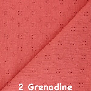 Couverture en double gaze broderie anglaise image 3