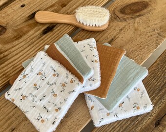 Lingettes lavables Marceau, coton lavable, lingettes démaquillantes