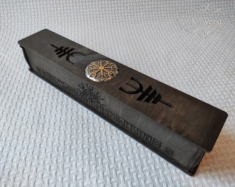 Laser Cut Wooden Viking Shield Incense Burner – Norse Decor