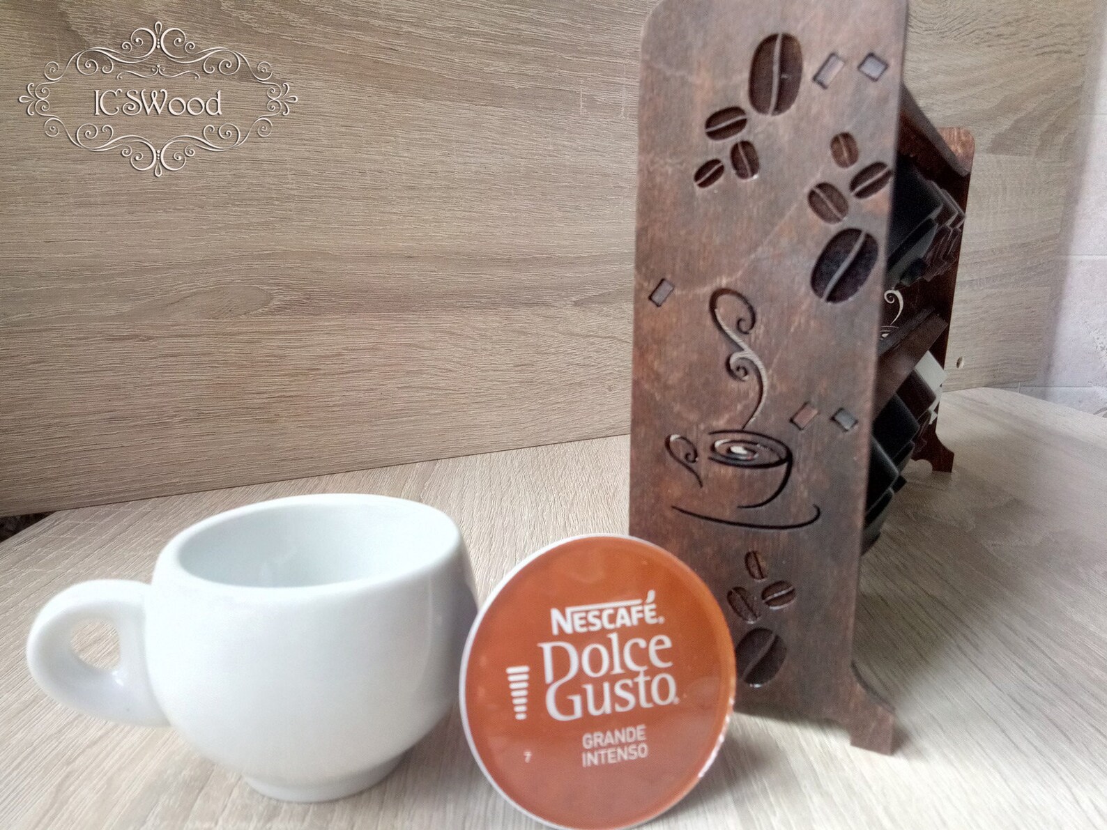 Wood Dolce Gusto Coffee Pod Holder Laser Cut Home Decor Etsy