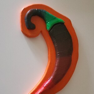 Red Pepper - Fridge Magnet - Wood Pepper