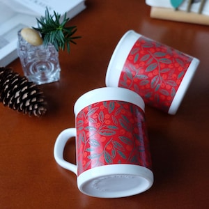 Marimekko vintage porcelain mug 300ML , coffee mug, drinking mug made in England