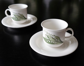 Arabia Finland VIOLA Coffee Cup, Saucer and Cake Plate - Etsy