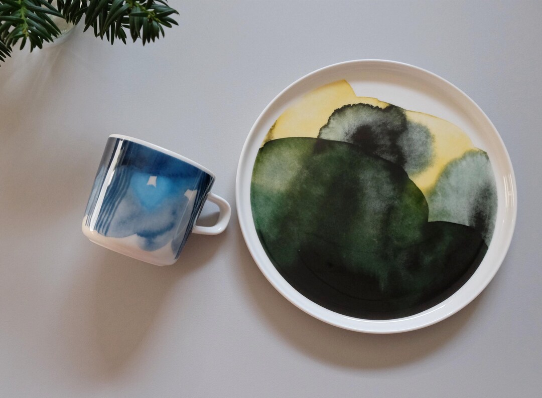 Marimekko Oiva - Sääpäiväkirja Porcelain Coffee Mug, Cup