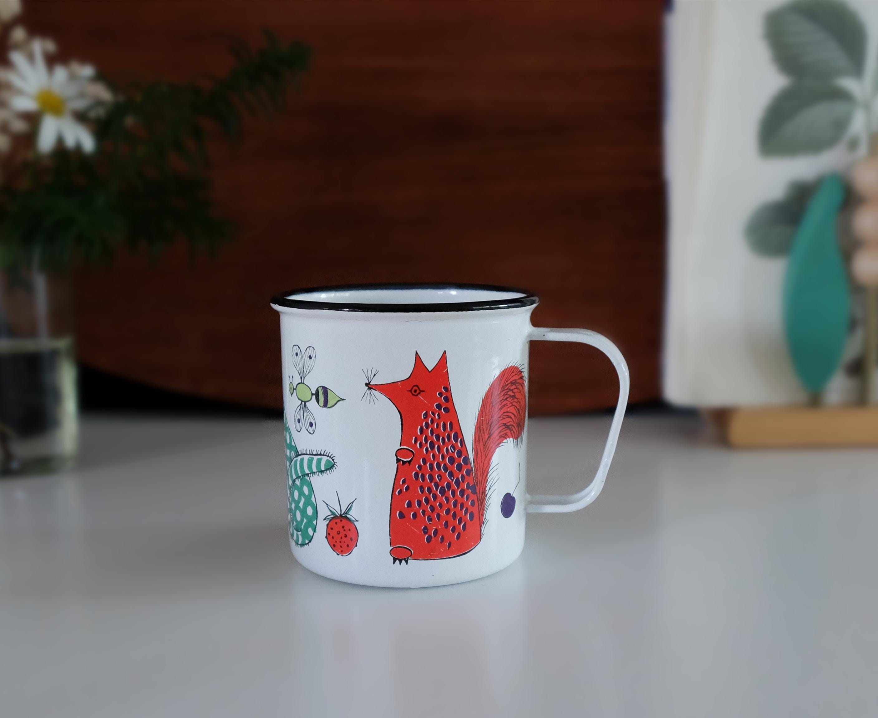 Arabia Finel エナメル コーヒー カップ、マグカップ 200ML Nooa Arkki