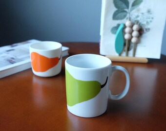 marimekko - marimekko コーヒー カップ マンシッカ オイヴァ 各1の2個セット マリメッコ marimekko ＜Mansikka＞コーヒーカップ2個セット